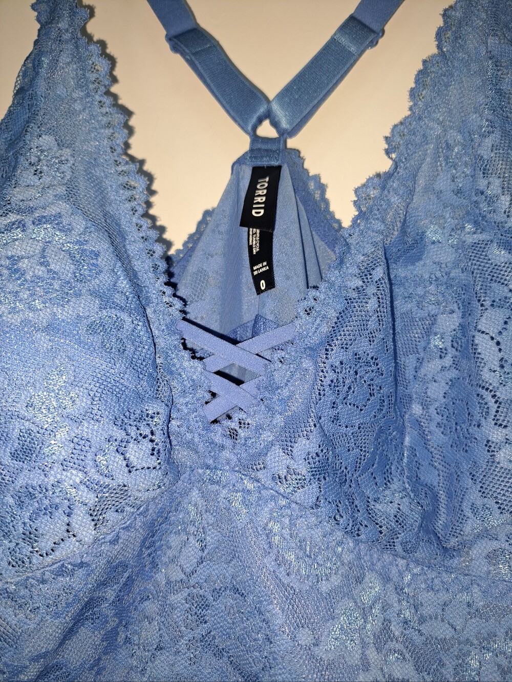 #041 Torrid 0 Simply Lace & Chiffon Babydoll - Picture 7 of 7